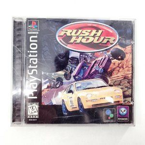 Rush Hour (Sony PlayStation 1, 1997) Complete-Tested and‎ Works